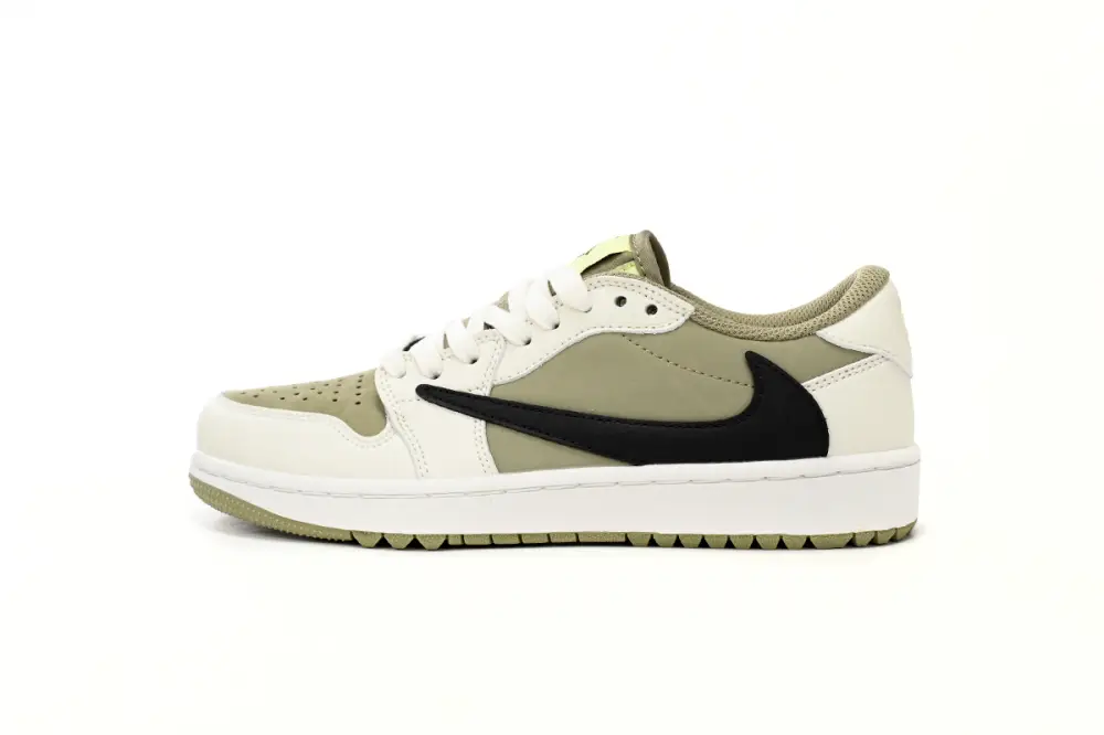 Travis Scott x Air Jordan 1 Low Golf “Olive” FZ3124-200 F41204