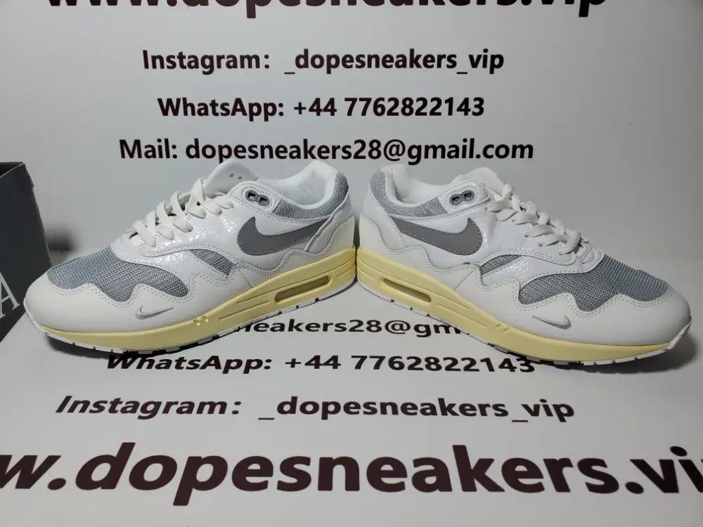 Patta Patta  Air Max 1 white x Nike Air Max 1 white DQ0299-100