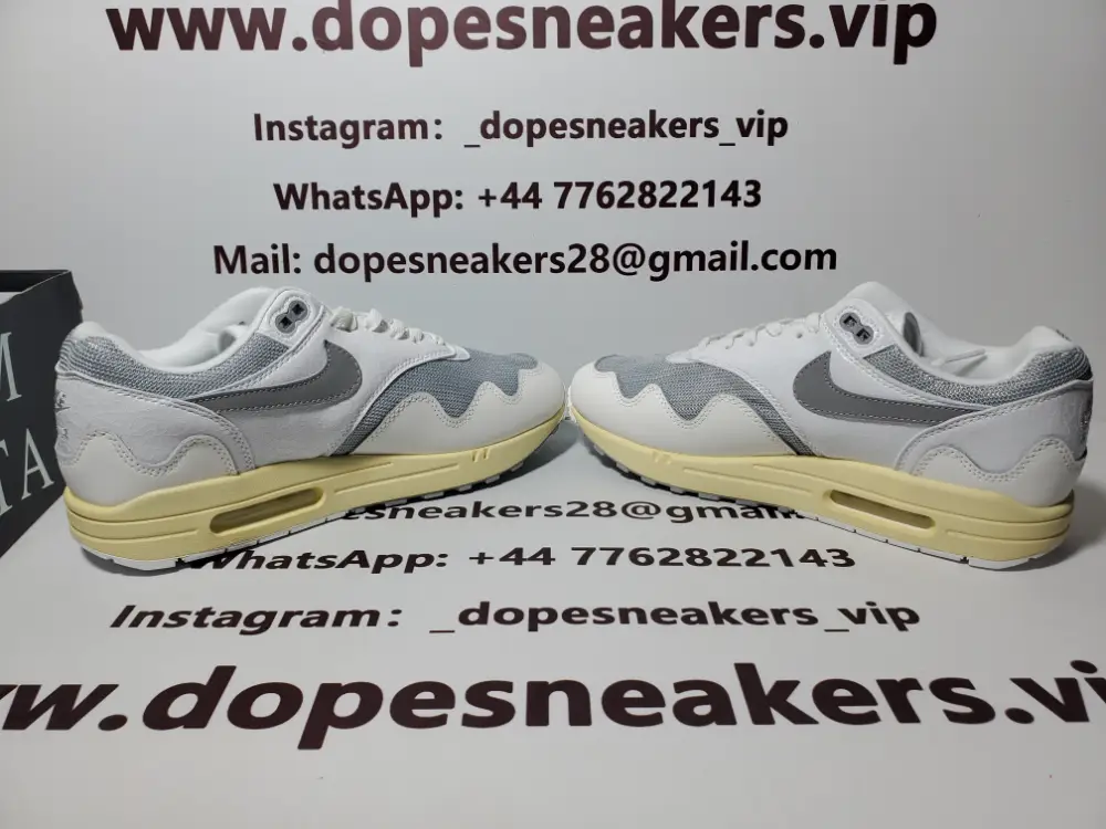 Patta Patta  Air Max 1 white x Nike Air Max 1 white DQ0299-100