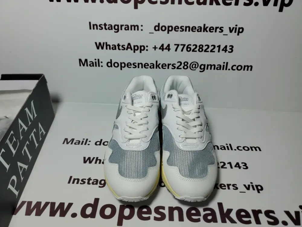 Patta Patta  Air Max 1 white x Nike Air Max 1 white DQ0299-100
