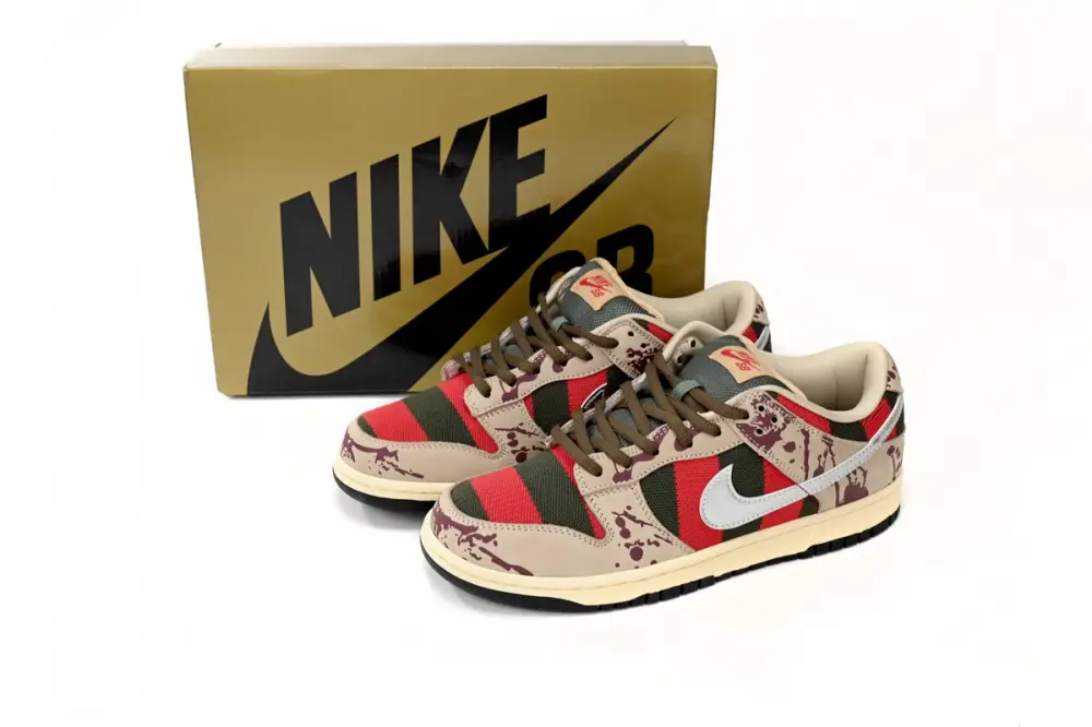 Nike freddy krueger reps SB Dunk Low Freddy Krueger 313170-202