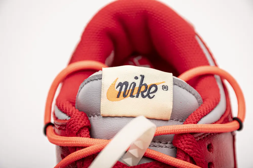 OFF White X Nike Dunk Low University Red dunk University Red CT0856-600