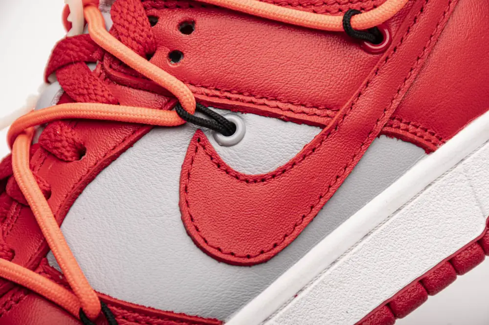 OFF White X Nike Dunk Low University Red dunk University Red CT0856-600