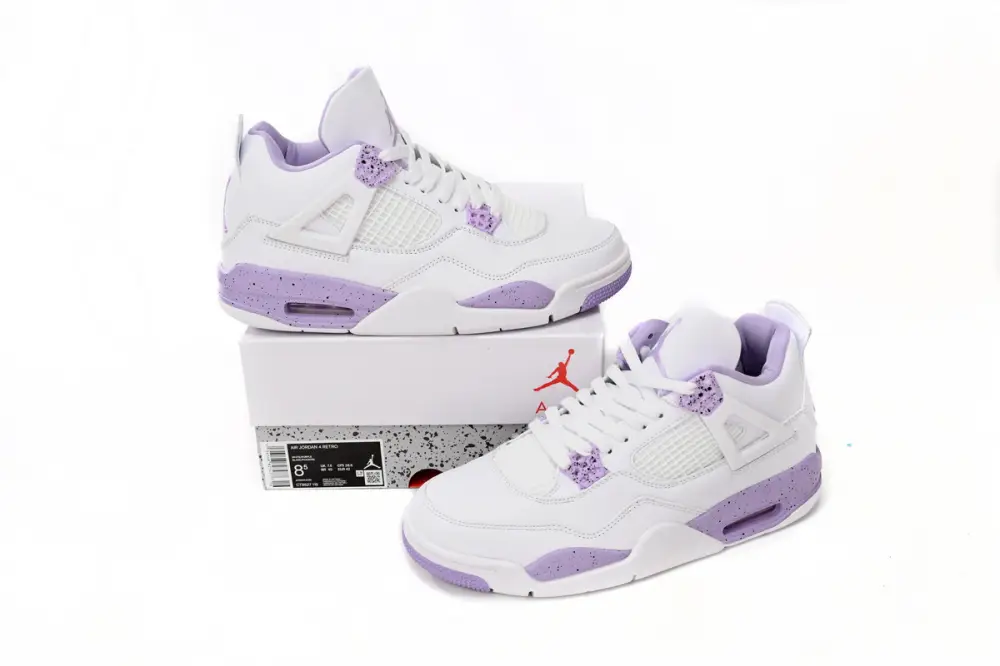 Air Jordan 4 Retro White Purple CT8527-115 