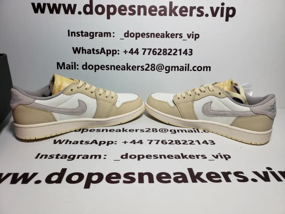AIR JORDAN 1 LOW OG LIGHT KHAKI WHITE OFF WHITE CZ0790-102 