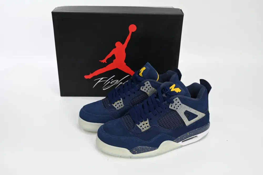 Air Jordan 4 Retro Michigan AJ4 Jordan 4 Frozen Moments 1036660