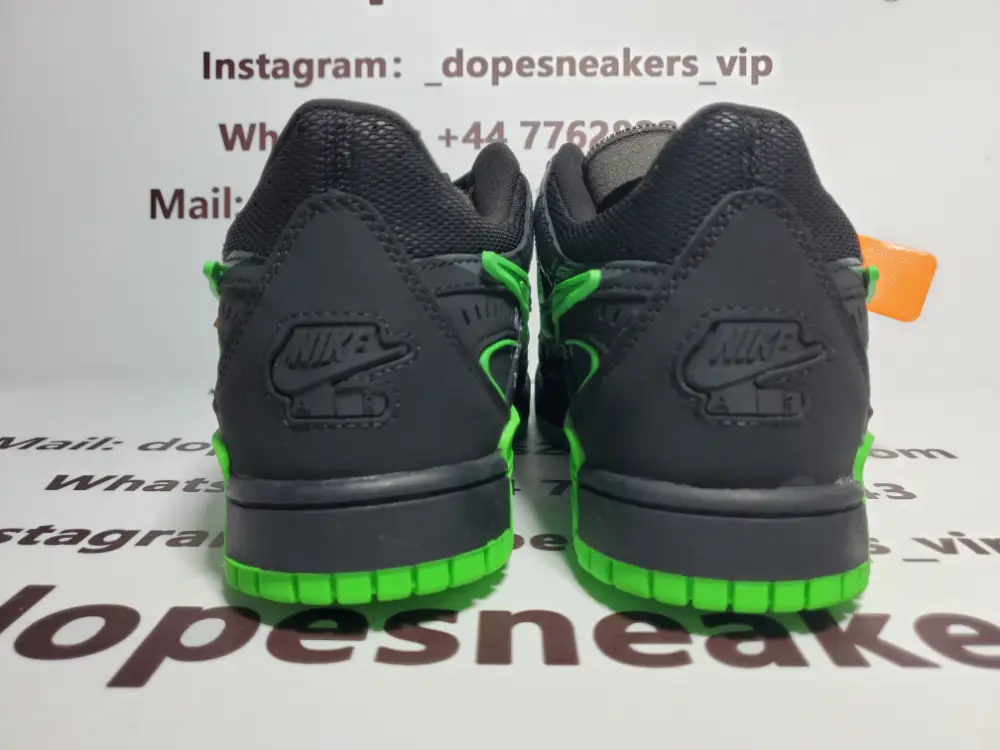 Nike Replica Nike Air Rubber Air Rubber Dunk Off-White Green Strike CU6015-001