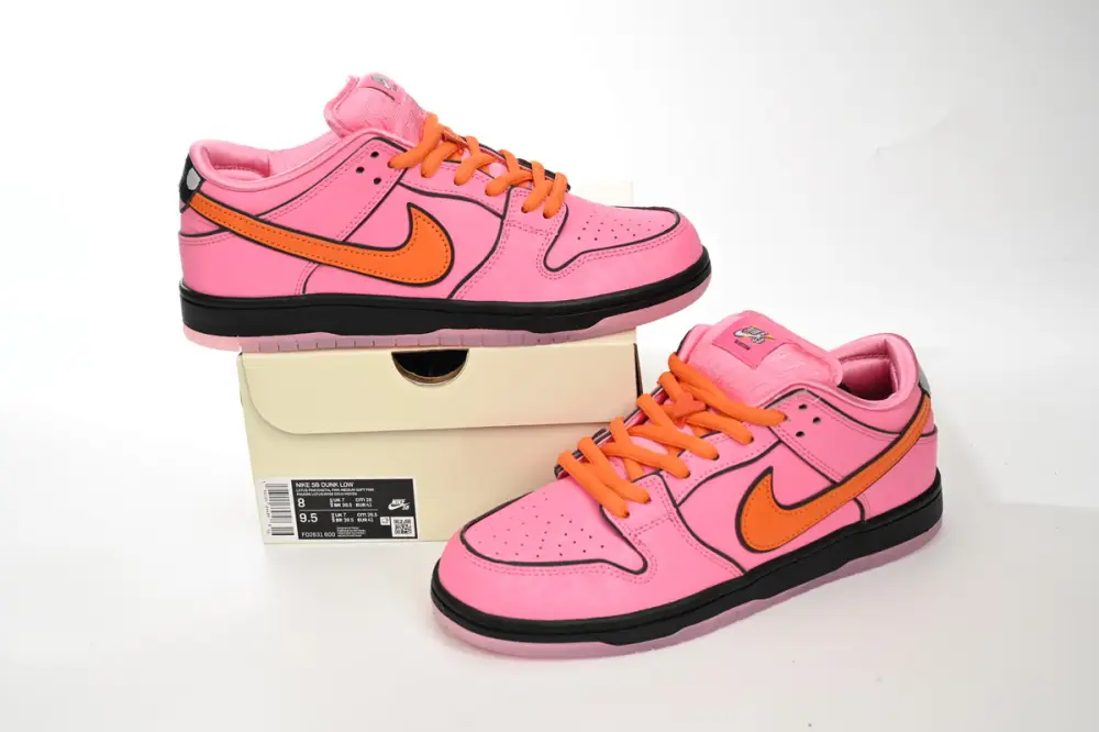 The Powerpuff Girls x Nike SB Dunk Low “Blossom” powerpuff dunk Reps FD2631-600