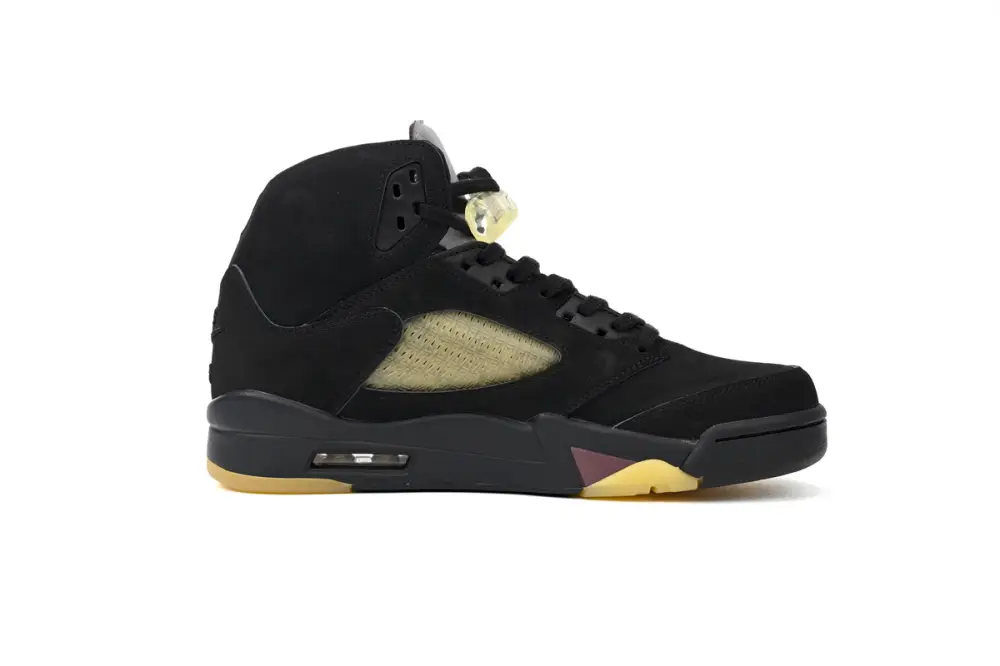 A Replica Jordan 5 Ma Maniére x Air Jordan 5 “Black” FD1330-001