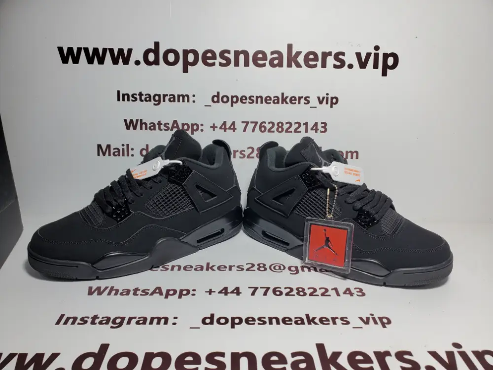 Cheap Air Jordan 4 Retro Black Cat  CU1110-010 