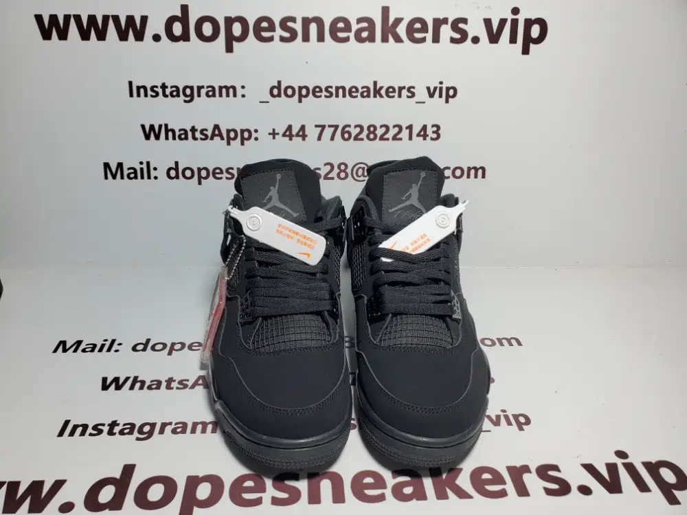 Cheap Air Jordan 4 Retro Black Cat  CU1110-010 