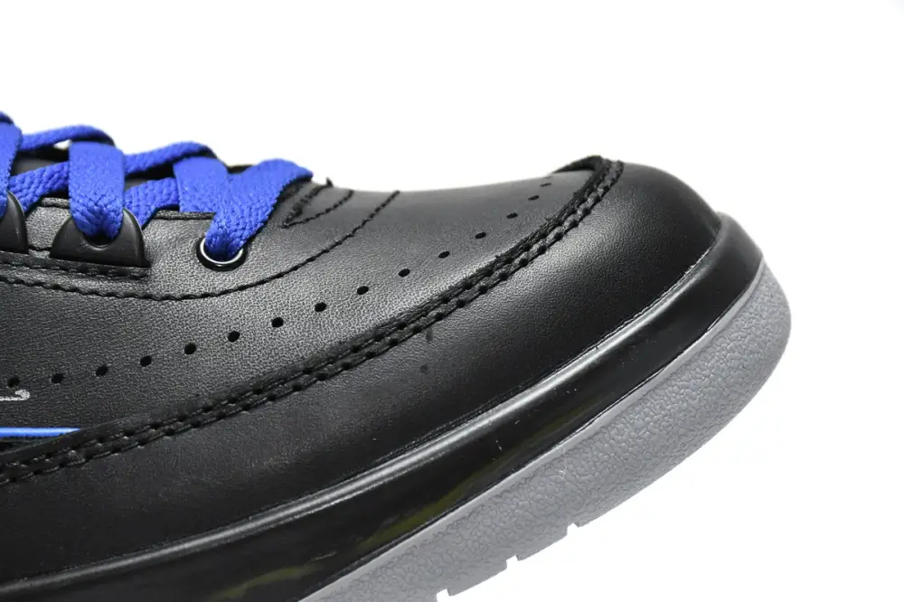 Off White x Air Jordan 2 Retro Low SP Black and Varsity Roy  DJ4375-004 
