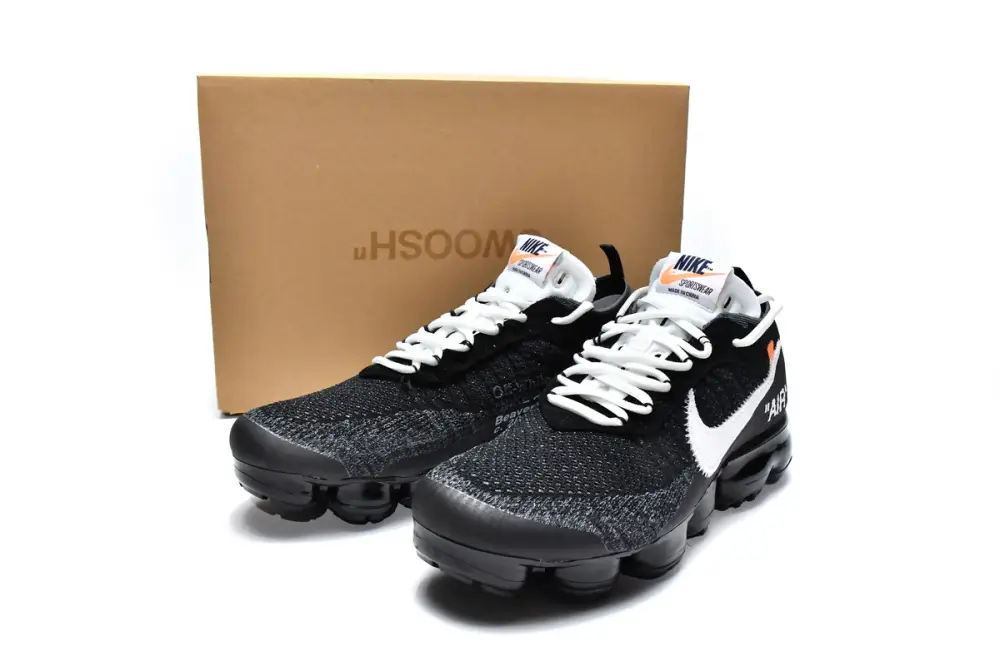 OFF White x Nike Air VaporMax Black White 