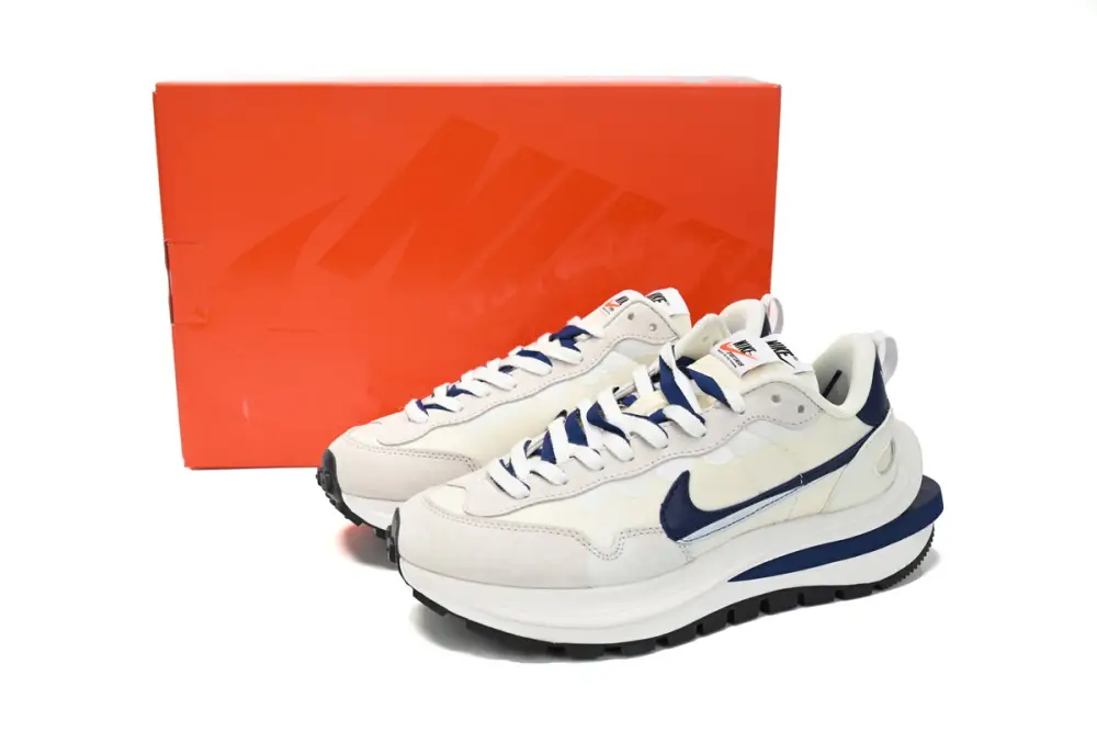 Sacai Cheap Nike LDWaffle x Nike VaporWaffle Sesame and Beige Blue DD1875-109