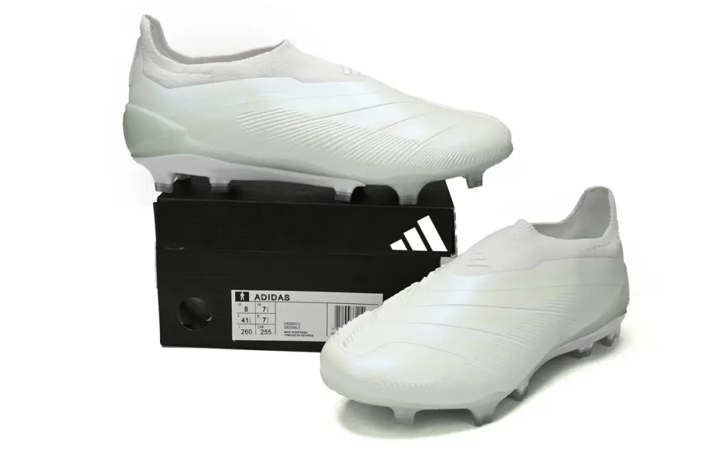 Adidas Predator Mutator 20.1 Low All White IG18029 (Laceless) 