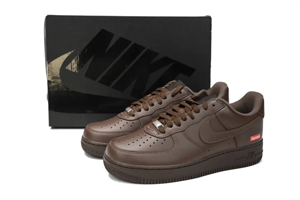 Supreme Supreme x Air Force 1 Reps x Air Force 1 Low Baroque Brown CU9225-200
