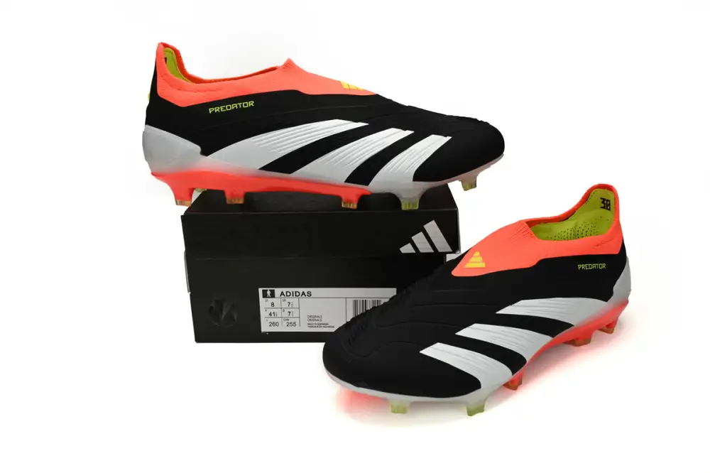 Adidas Predator Mutator 20.1 Low Black And White IG7782 (Laceless) 