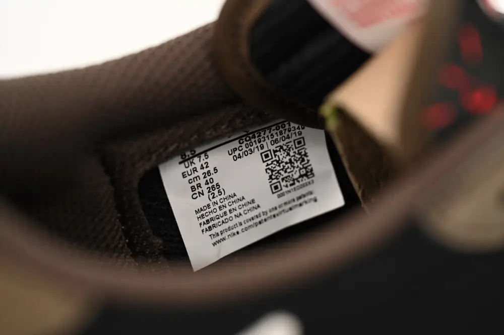 Air Jordan 1 Travis Scott Reps Jordan 1 Retro Low OG SP Travis Scott CQ4277-001