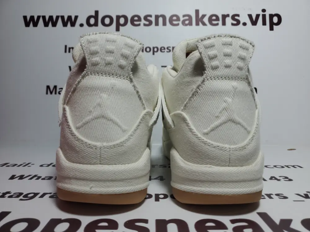 Air Jordan 4 reps Jordan 4 Retro Levi's White (Levi's Tag)