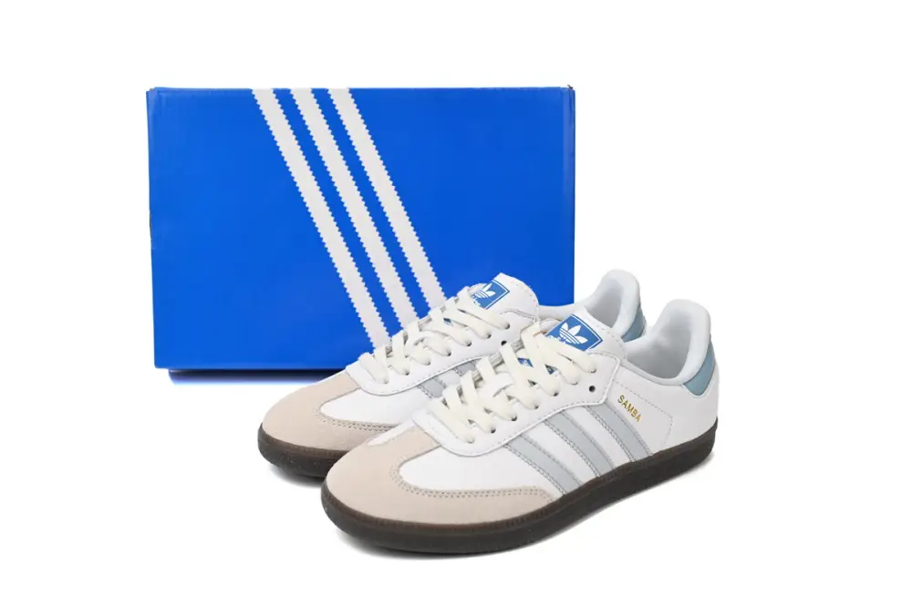 adidas Yeezy Desert Boot Reps Samba OG White Halo Blue ID2055