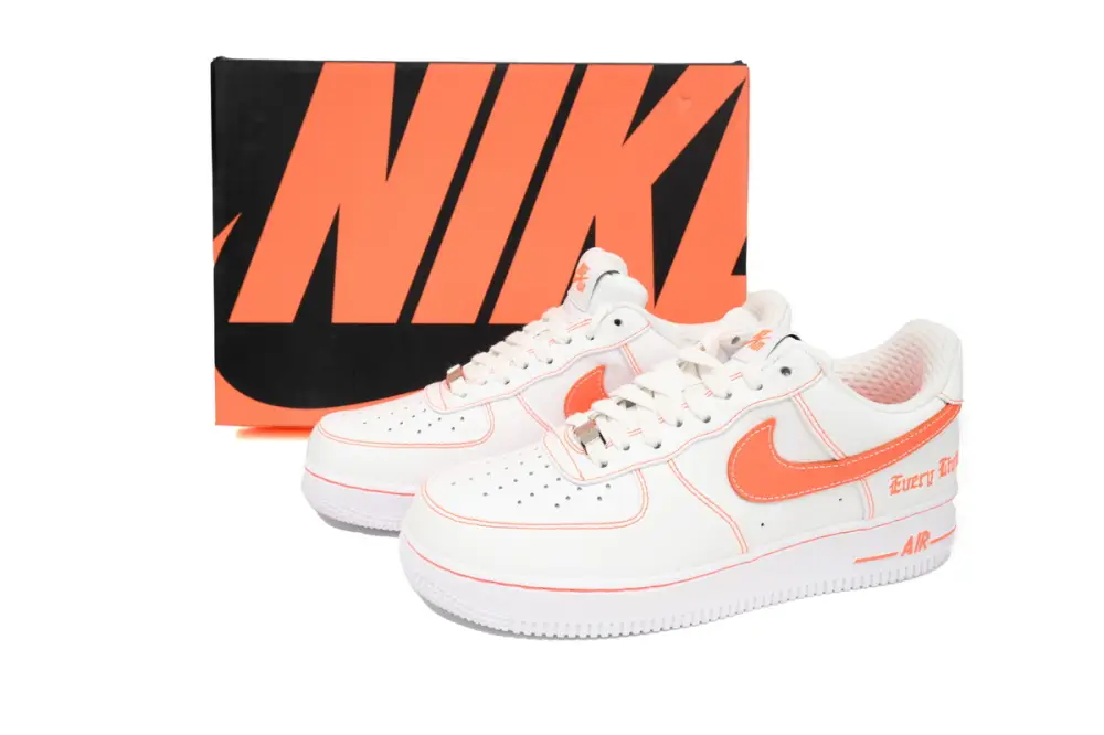 Nike Air Force 1 Low Vlone Air Force 1 Reps White Orange AA5360-100