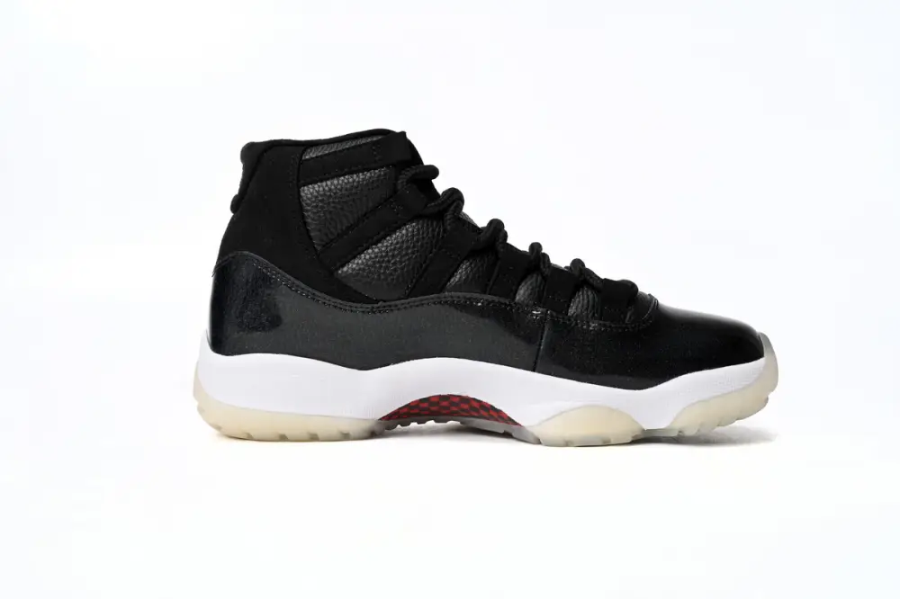 Jordan 11 25th Anniversary Black Silver Eyelets Reps 