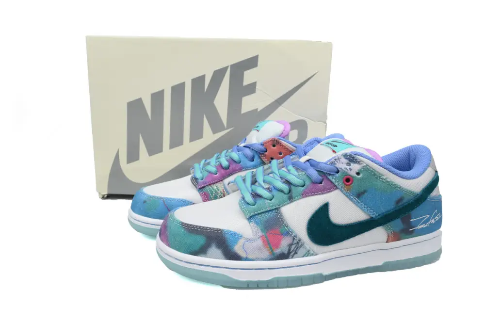 The Futura Laboratories x Nike SB Dunk Low Releases HF6061-400 