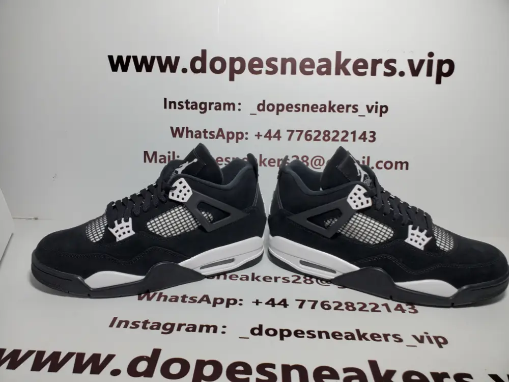 Air Jordan 4 Retro White Thunder FQ8138-001 