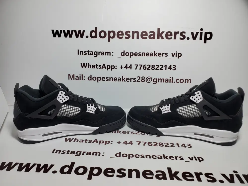 Air Jordan 4 Retro White Thunder FQ8138-001 