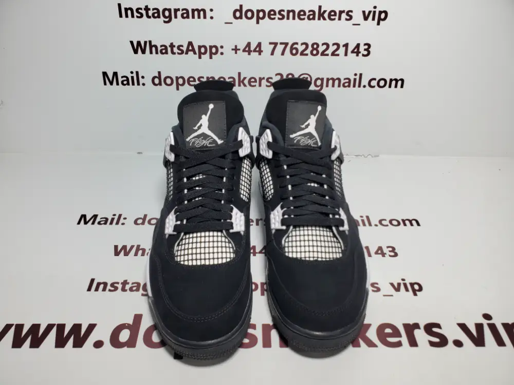 Air Jordan 4 Retro White Thunder FQ8138-001 