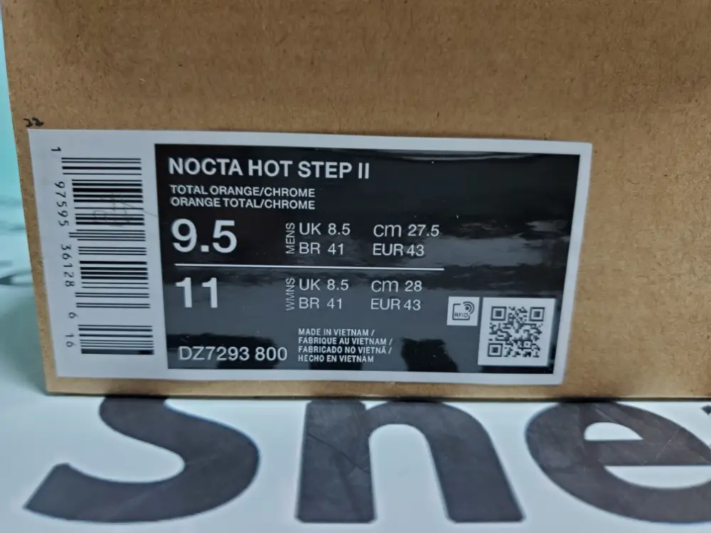 Nike Hot Step 2 Drake NOCTA Orange DZ7293-800 