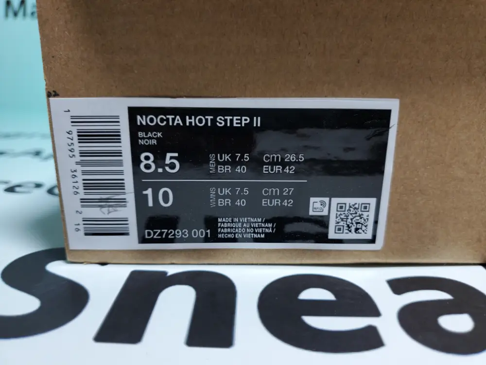 Nike Hot Step 2 Drake NOCTA Black DZ7293-001 