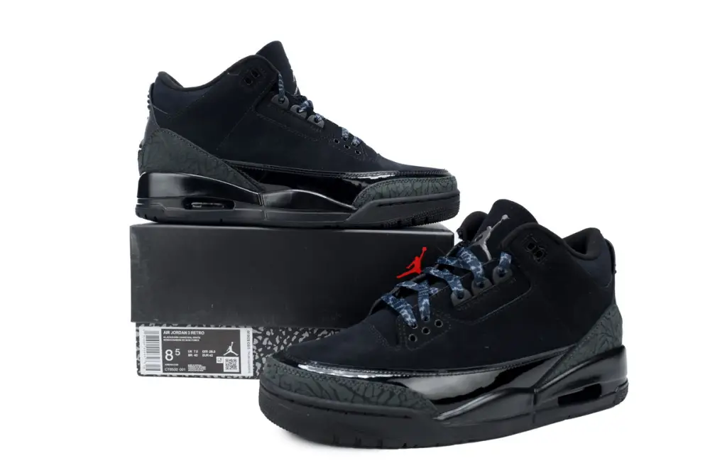 Air Jordan 3 Retro Black Cat Reps Jordan 3 Retro 'Black Cat' CT8532-001