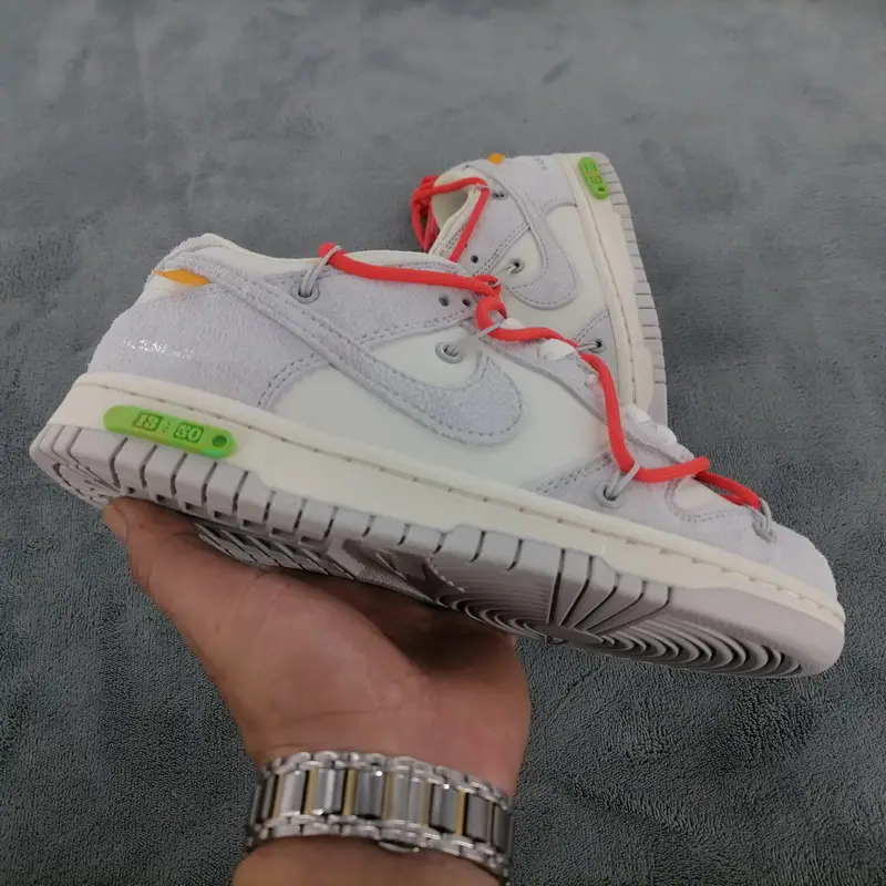 OFF dunk low replica WHITE x Nike Dunk SB Low The 50 NO.13 DJ0950-110