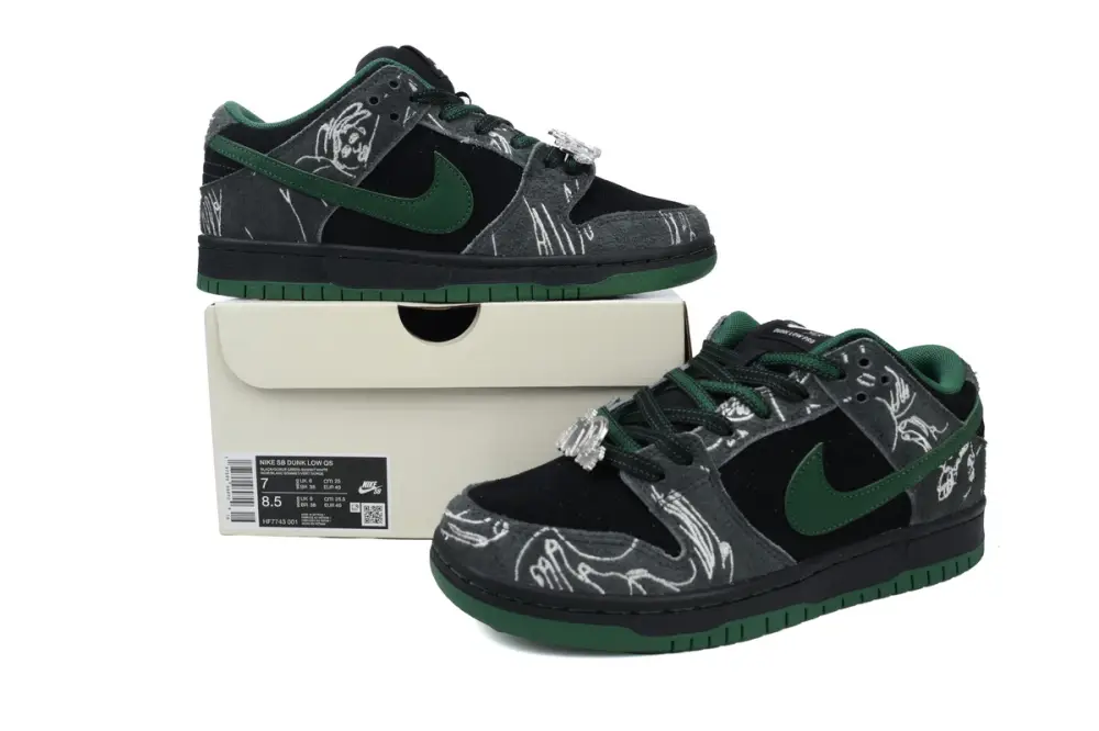 THERE Skateboards x Dunk Low SB 'Ultra Humanized' HF7743-001 