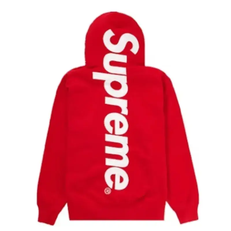 Supreme Satin Appliqué Hoodie Sweatshirt Red B6967918