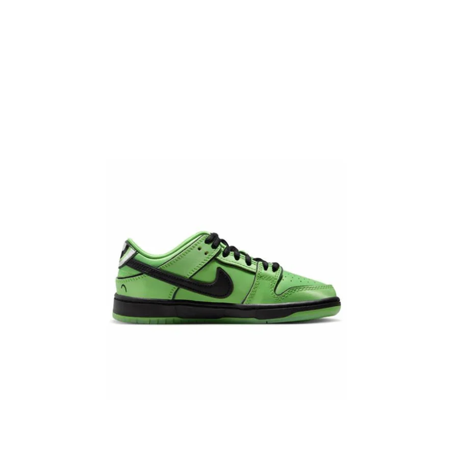 Nike Dunk Olive Low SB x The Powerpuff Girls PS 'Buttercup'