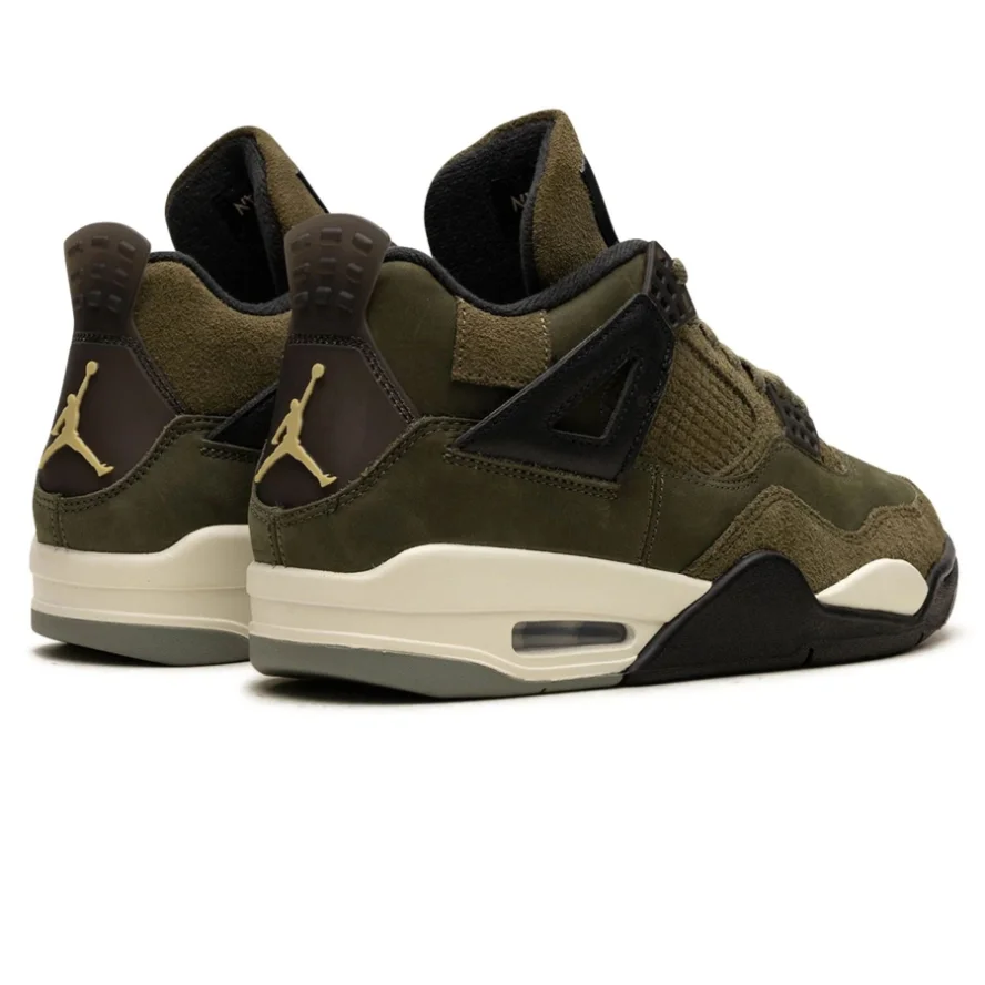 Air Jordan Retro 4 Red Thunder Retro SE 'Craft - Olive'