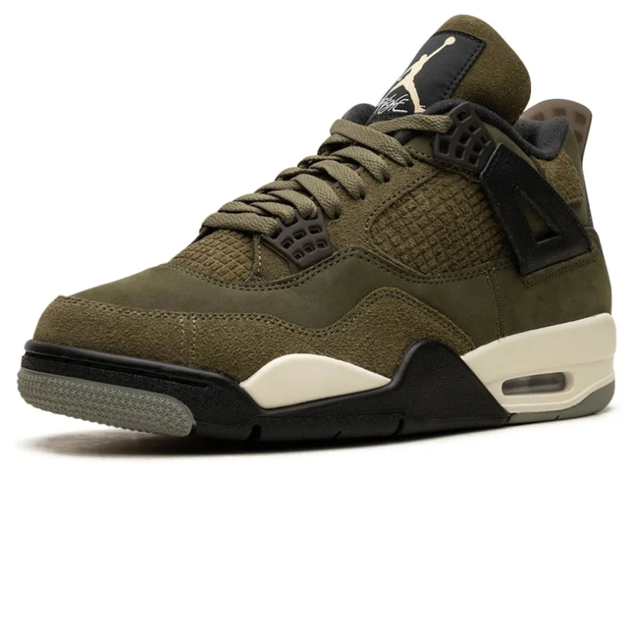 Air Jordan Retro 4 Red Thunder Retro SE 'Craft - Olive'