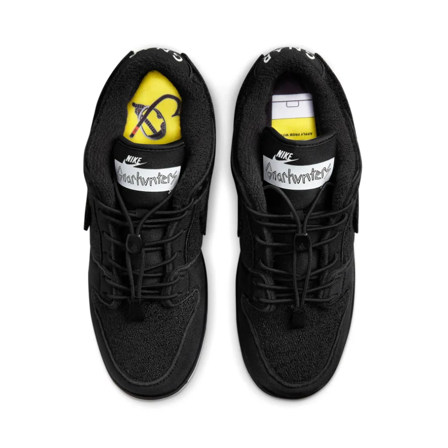 Gnarhunters x Nike Dunks Medium Curry Low SB 'Black'