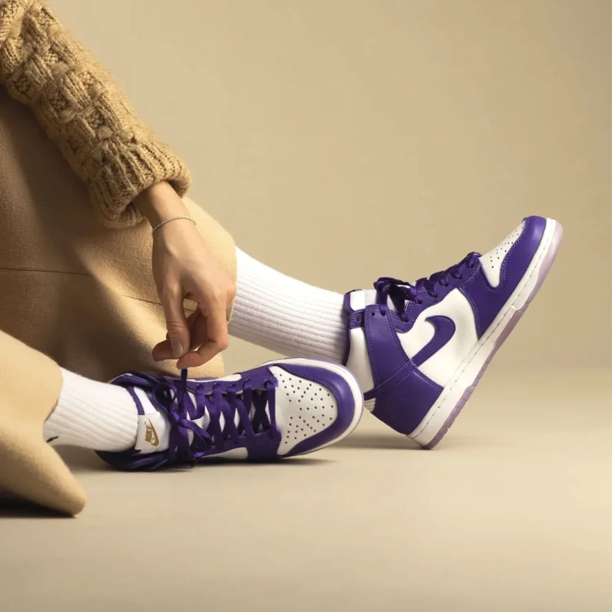 Nike Dunk Purple High Wmns 'Varsity Purple'